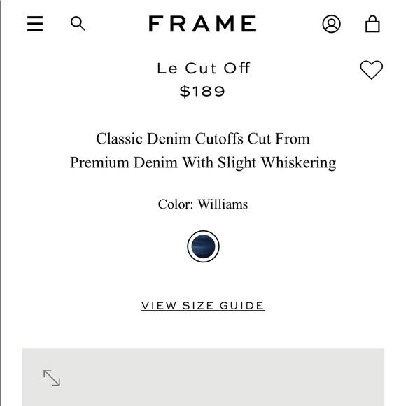 Frame denim shorts - Picture 5 of 5